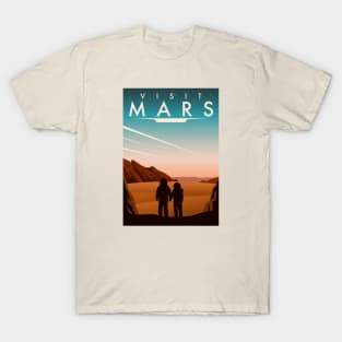 Visit Mars | Futuristic Tourism Poster T-Shirt